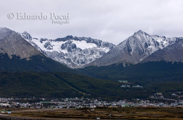 Ushuaia mirando al poniente