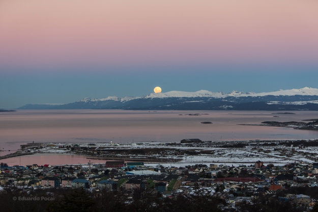 Luna llena, su salida