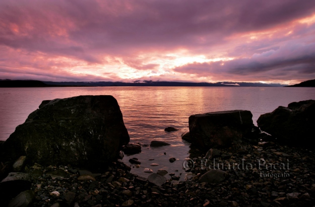 Atardecer en Bahía Golondrina