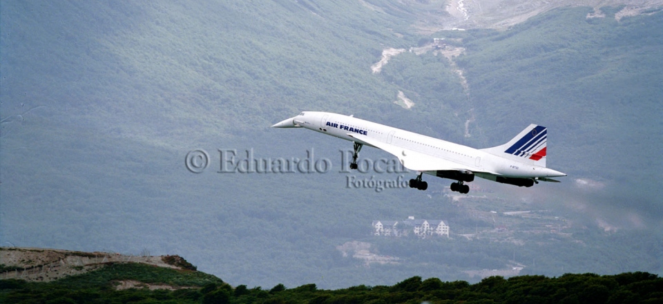 El Concorde llegando a Ushuaia Fantástica