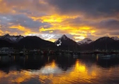 Amanece en Ushuaia