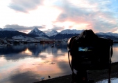 AMANECER DE MAYO EN USHUAIA